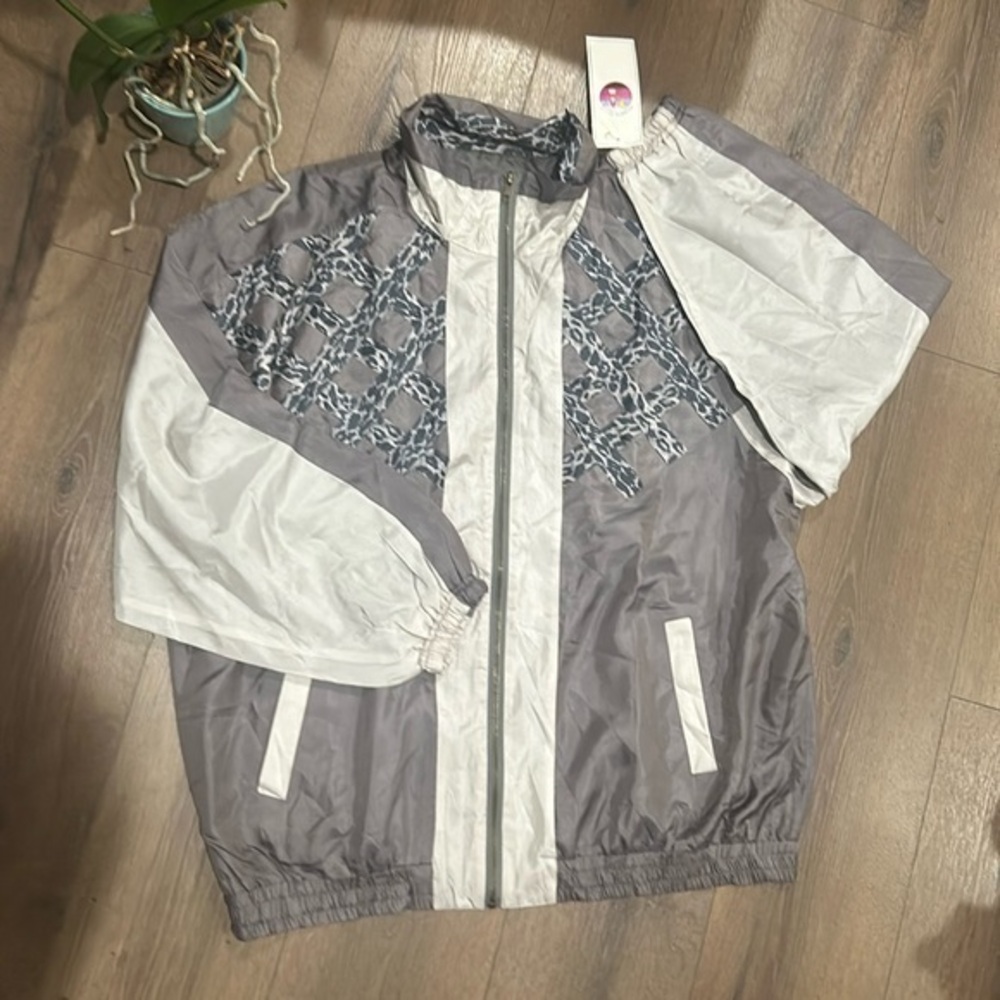 Atlantic Beach Vintage Track Jacket leopard Print woman’s